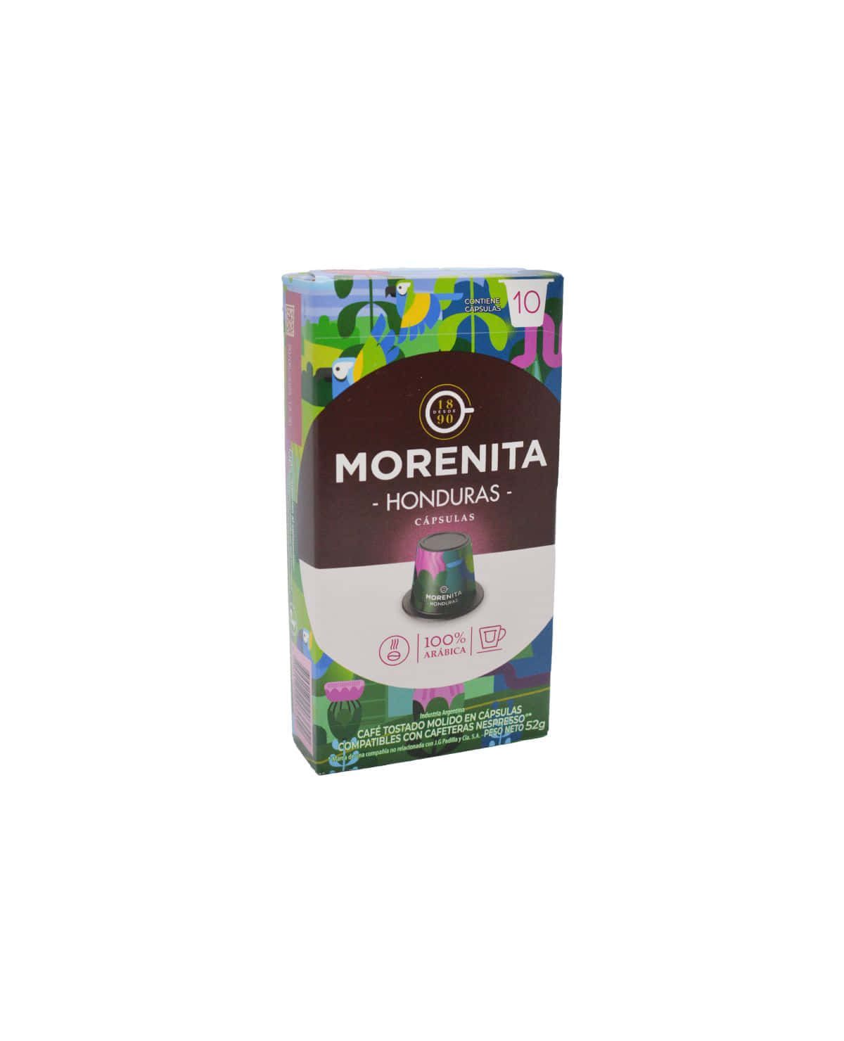 Café Morenita Cápsulas Honduras 10 Un 52 Gr